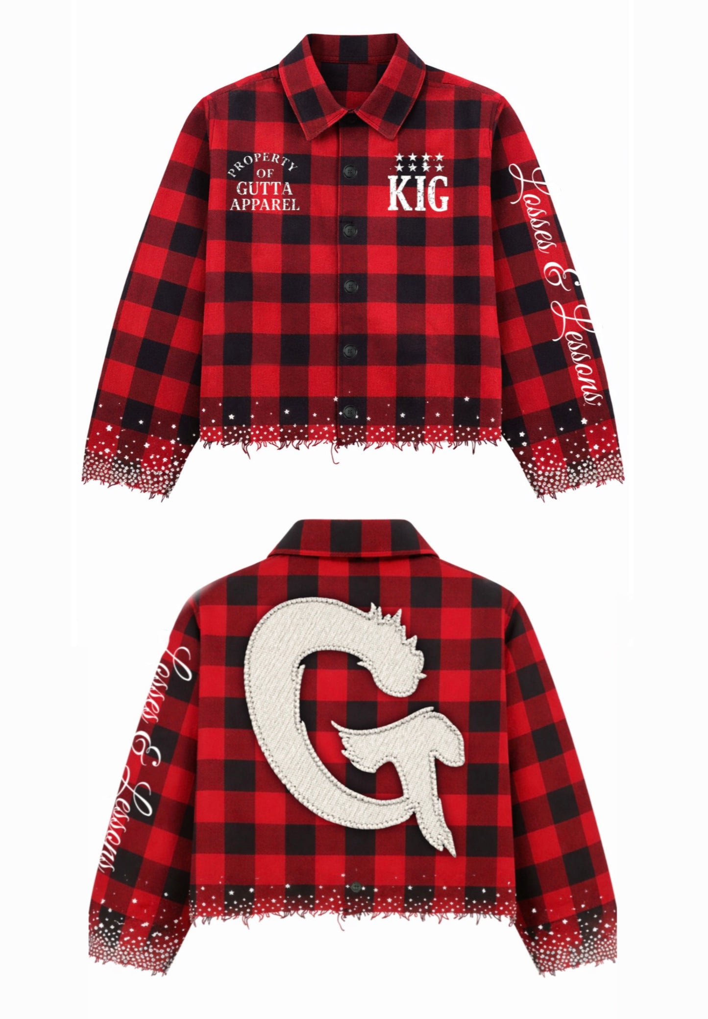 GUTTA Heritage Plaid Cropped Flannel