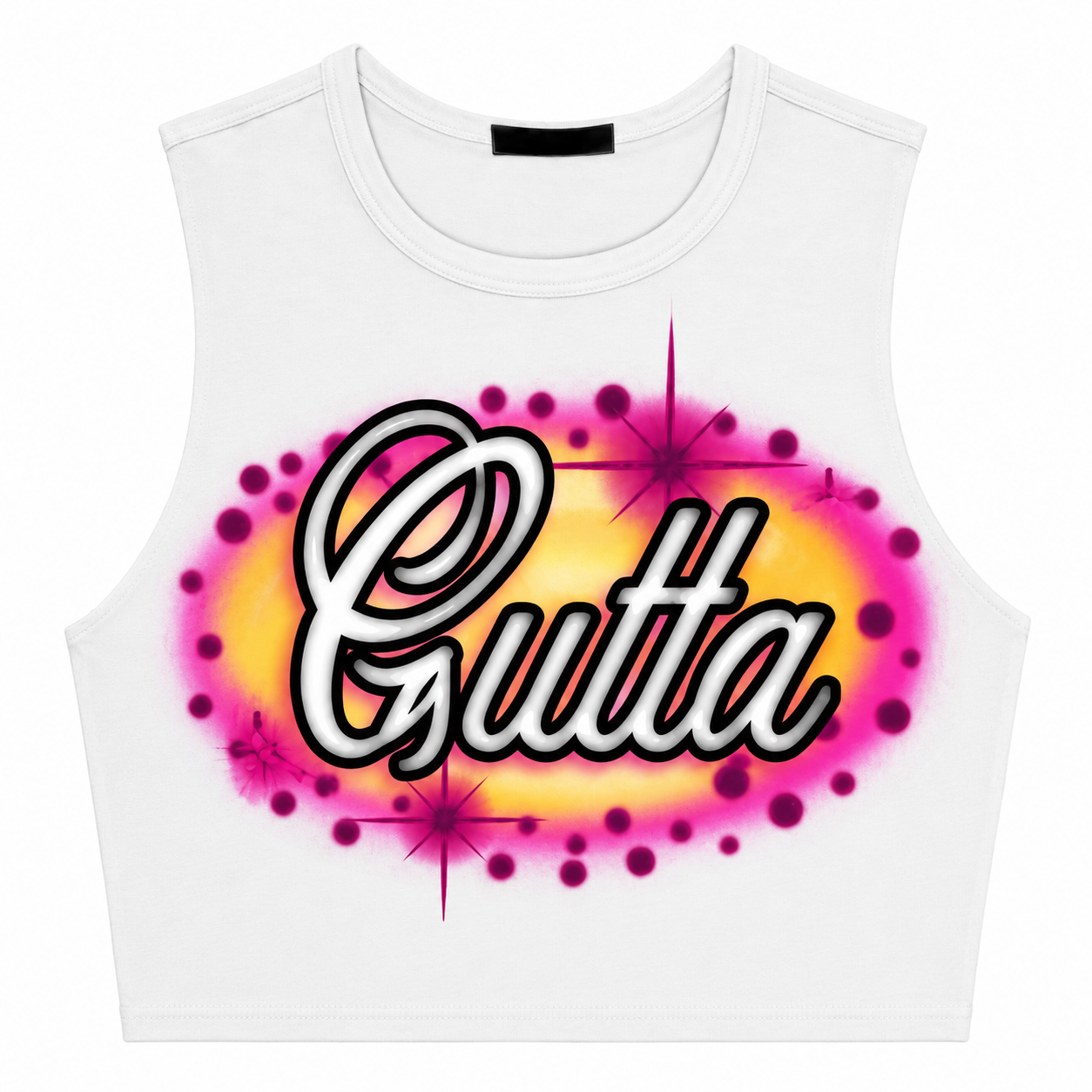 GUTTA Neon Glow Cropped Tank