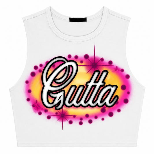GUTTA Neon Glow Cropped Tank