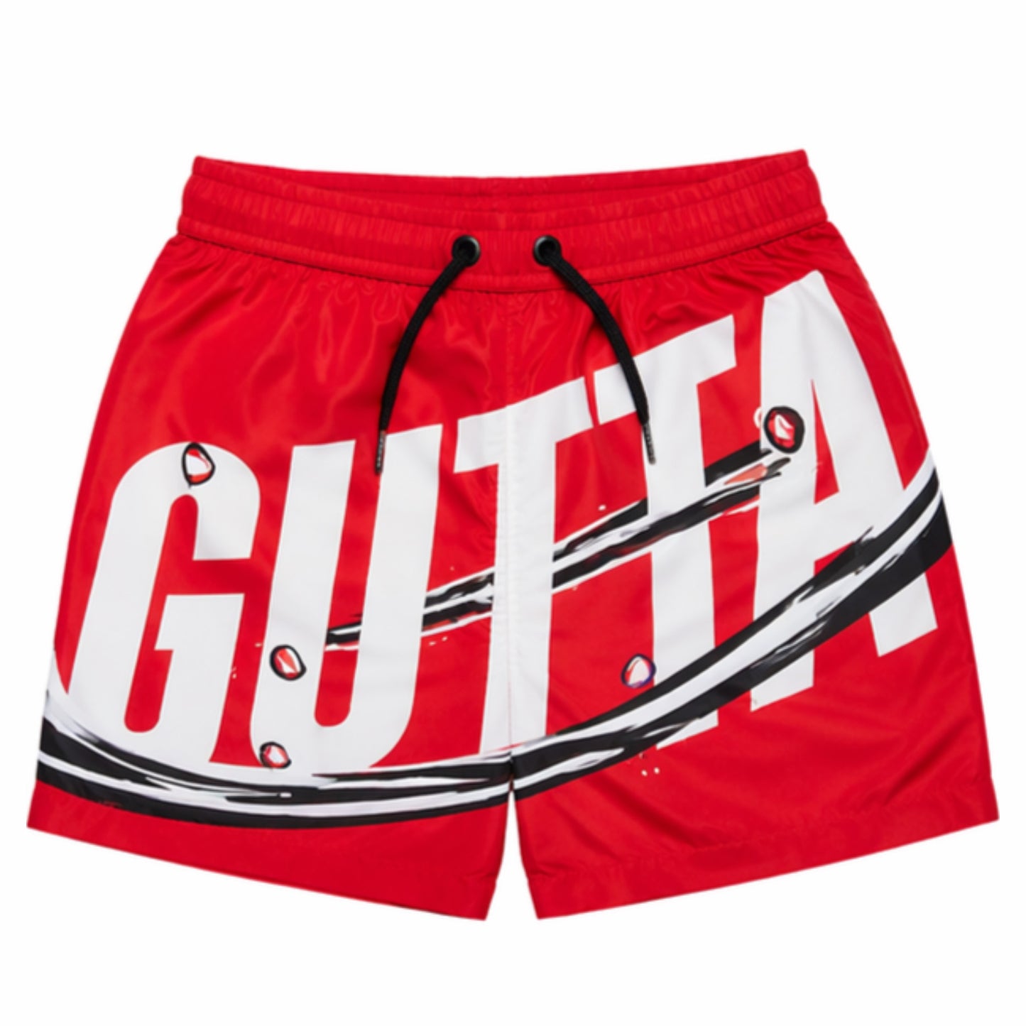 GUTTA Inferno Red Graphic Swim Shorts